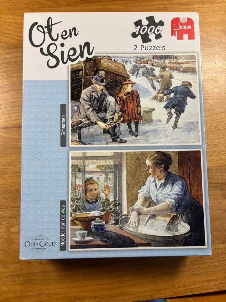 Oud&Goud Puzzels Ot & Sien (Jumbo, 1000 stukjes), Hobby en Vrije tijd, Denksport en Puzzels, Ophalen of Verzenden, 500 t/m 1500 stukjes