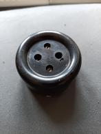 Bakeliet stopcontact, Doe-het-zelf en Verbouw, Elektra en Kabels, Ophalen of Verzenden, Gebruikt, Stopcontact