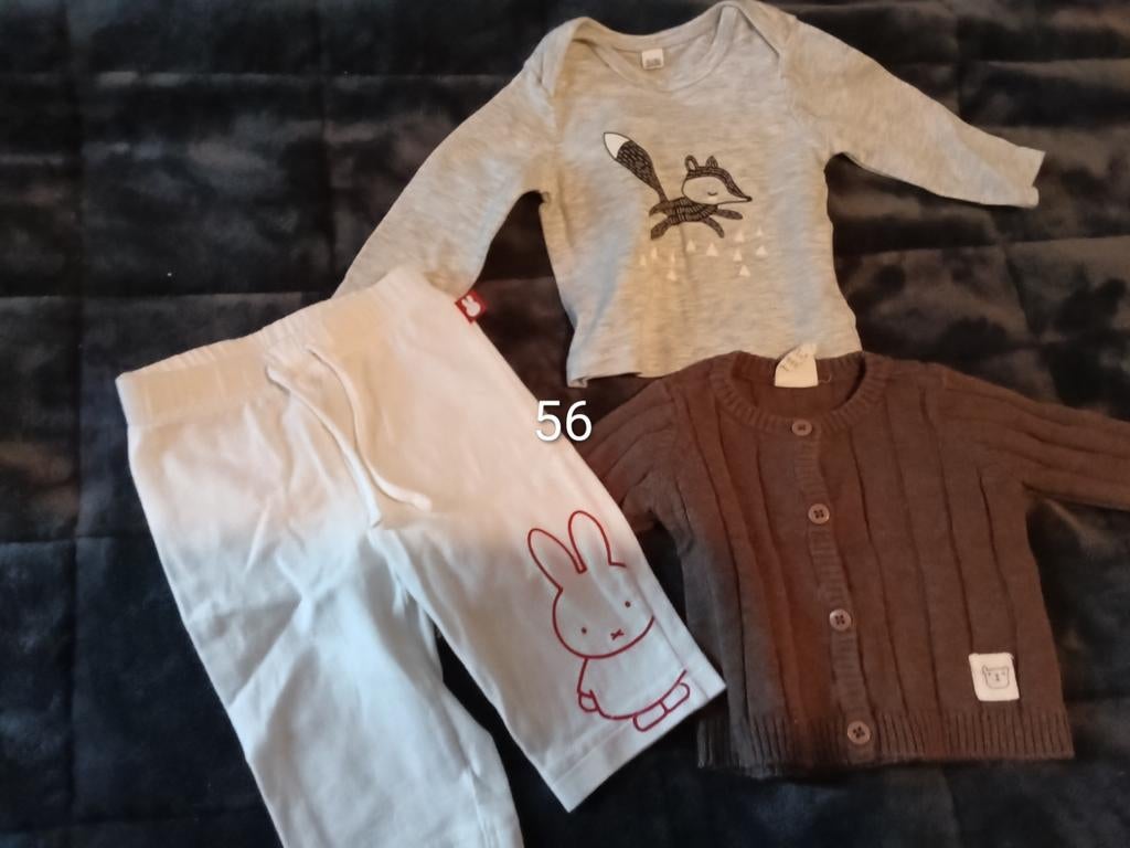 Baby kleertjes maat 56, Kinderen en Baby's, Ophalen, Gebruikt, Jongetje, Truitje of Vestje
