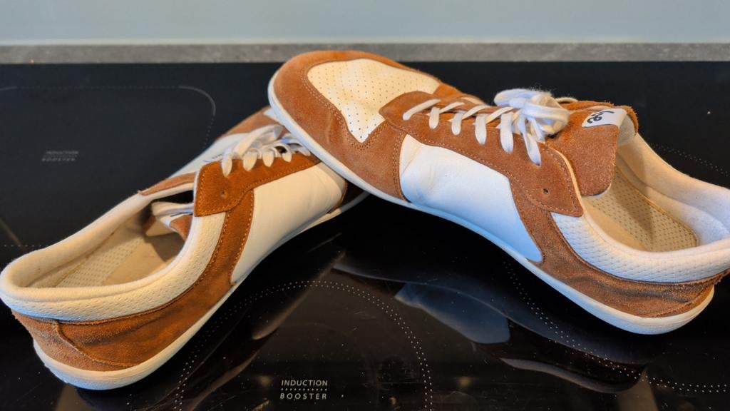 Be Lenka Barefoot Sneakers - Bruin/Wit - Maat 45, Bruin, Ophalen of Verzenden, Be Lenka, Sneakers of Gympen