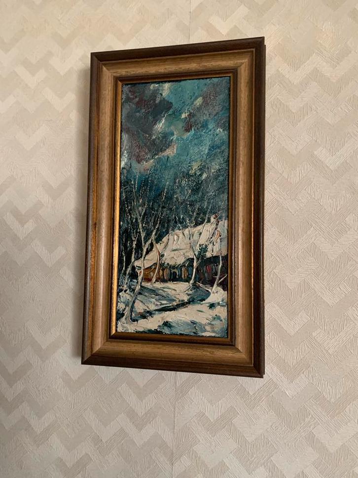 Schilderij Peter van den Braken - Winterlandschap, Antiek en Kunst, Kunst | Schilderijen | Klassiek, Ophalen