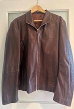 020 Leren jas voor heren, Kleding | Heren, Ophalen of Verzenden, Zo goed als nieuw, Maat 48/50 (M), Bruin