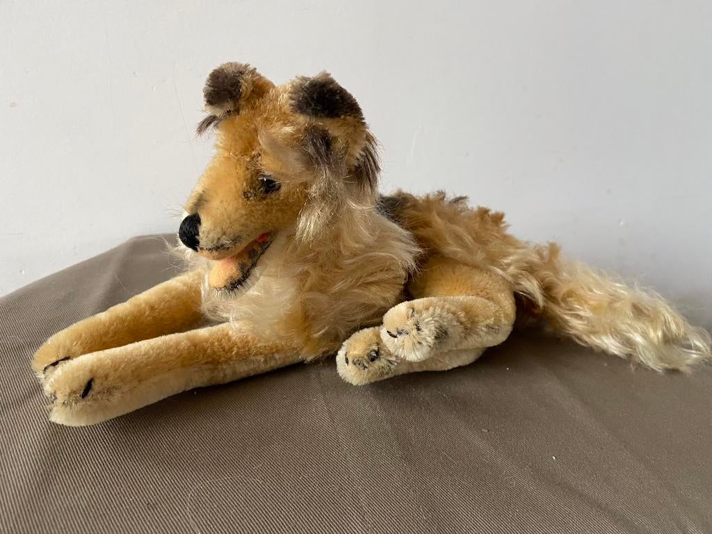 Steiff Collie, 2325, Antiek en Kunst, Antiek | Speelgoed, Ophalen of Verzenden