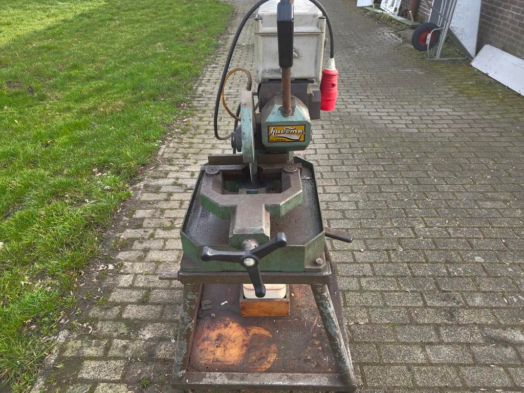 Huvema HU 250 Metaalzaag - Robuuste Afkortzaag, Doe-het-zelf en Verbouw, Ophalen, Gebruikt, 70 mm of meer, Huvema