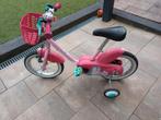 B'Twin 14 inch kinderfiets meisjesfiets, Fietsen en Brommers, Fietsen | Kinderfietsjes, Ophalen, Zo goed als nieuw, BTWIN Decathlon