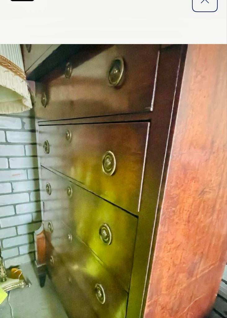 Antieke 18e Eeuwse Chiffoniere / Ladenkast, Antiek en Kunst, Ophalen of Verzenden