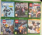 6 XBOX ONE games Fortnite , Lego , Hobbit , Overwatch erc, Spelcomputers en Games, Vechten, ., Ophalen of Verzenden, Zo goed als nieuw