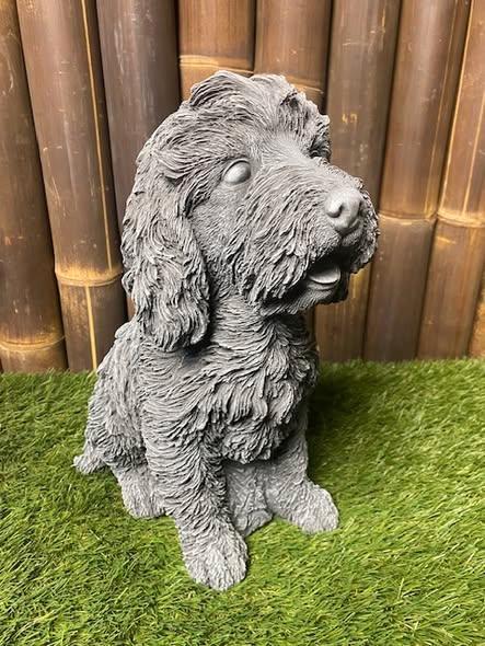 Labradoodle, Tuin en Terras, Tuinbeelden, Nieuw, Dierenbeeld, Beton, Ophalen