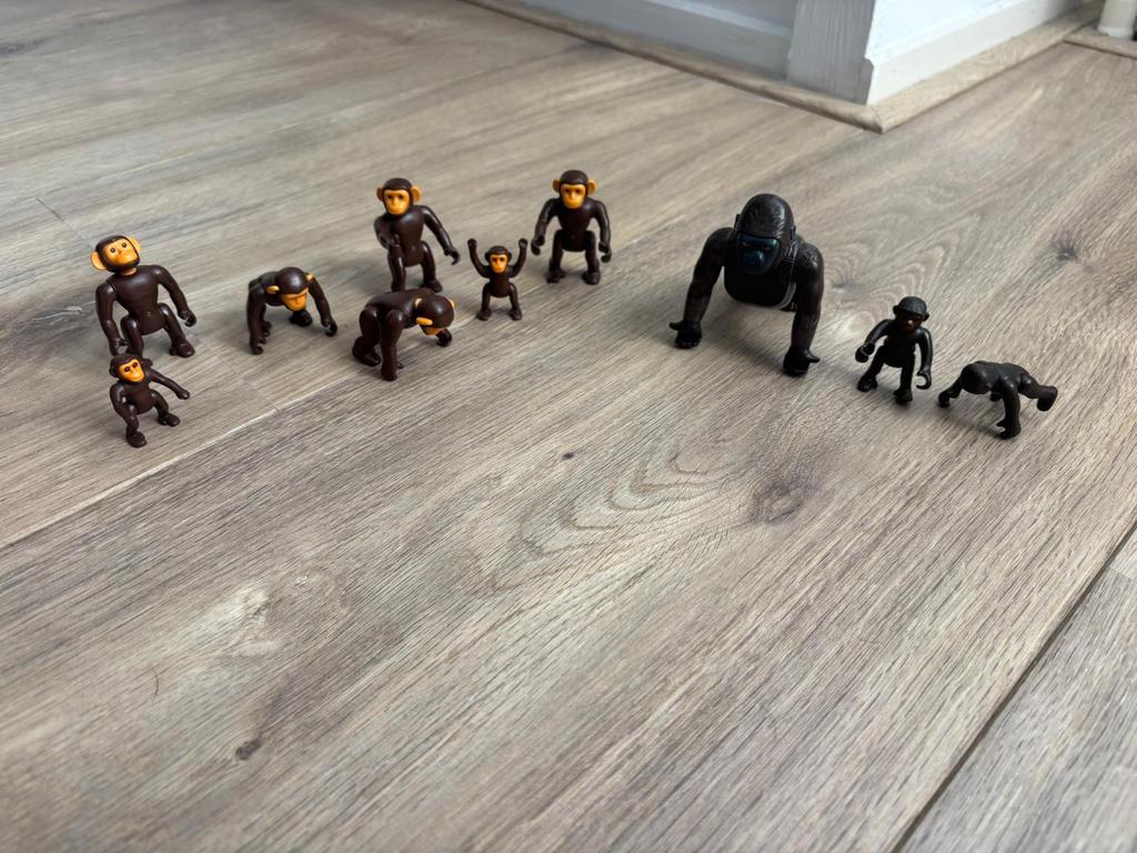Playmobil apen, Verzamelen, Poppetjes en Figuurtjes, Ophalen of Verzenden, Zo goed als nieuw