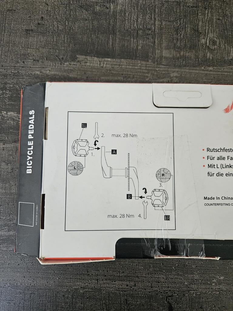 Nieuwe Fiets Pedalen - Opvouwbaar en Duurzaam, Fietsen en Brommers, Fietsonderdelen, Crankstel of Pedalen, Onbekend, Kinderfiets