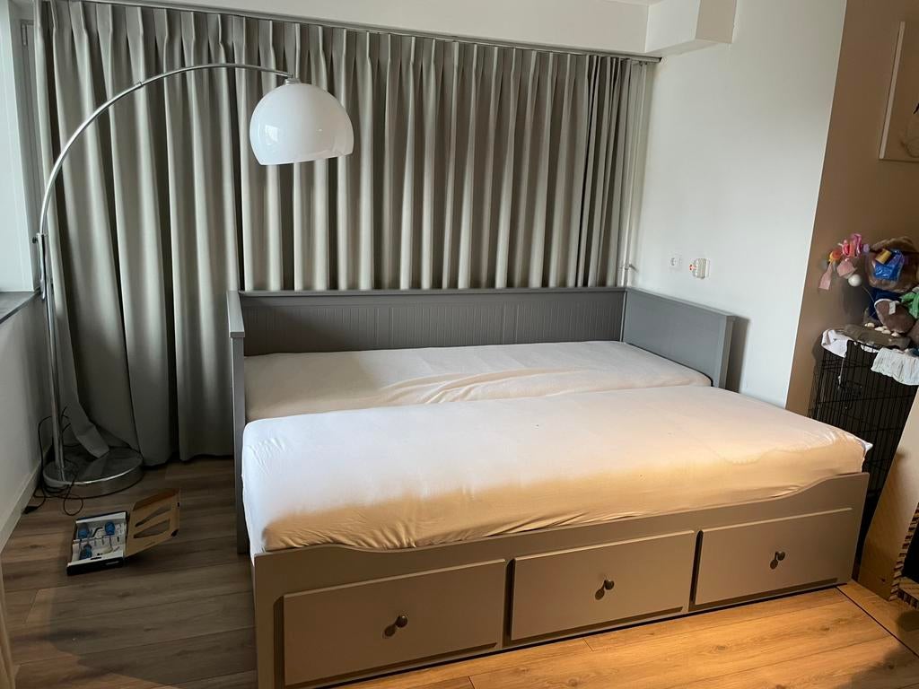 IKEA Hemnes tweepersoonsbed met 3 lades - Zo goed als nieuw, Ophalen, Verstelbaar, Tweepersoons, Zo goed als nieuw