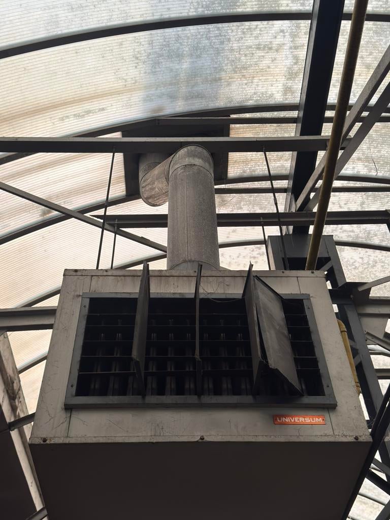 Werkplaats kachel aardgas 2x, Ophalen of Verzenden, Zo goed als nieuw