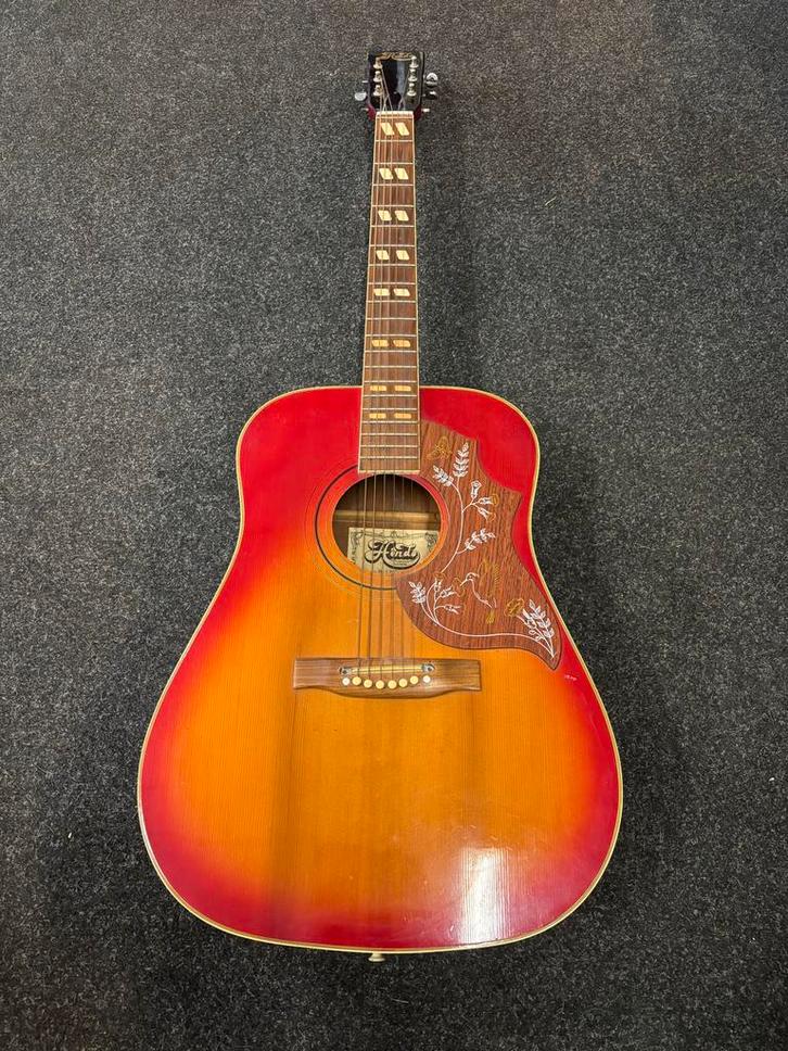 Hondo Westerngitaar - Vintage Look, Muziek en Instrumenten, Snaarinstrumenten | Gitaren | Akoestisch, Gebruikt, Western- of Steelstringgitaar