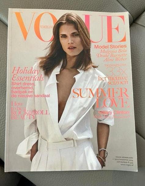 Vogue Nederland 2014 Malgosia Bela!, Verzamelen, Tijdschriften, Kranten en Knipsels, Ophalen of Verzenden, 1980 tot heden, Tijdschrift