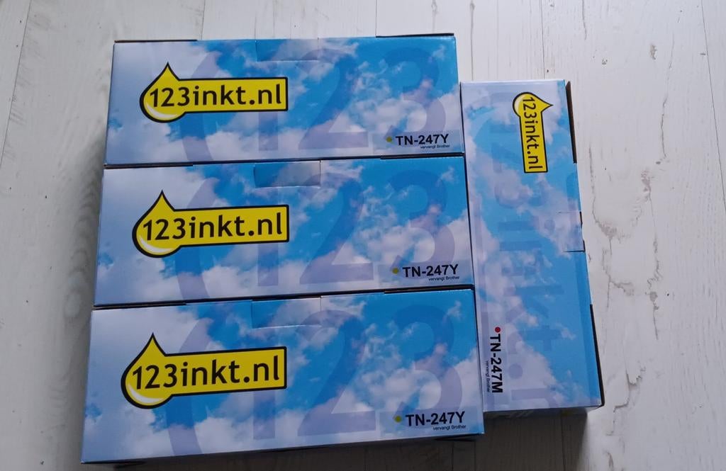 Toner cartridges 123inkt TN-247 (nieuw en gebruikt), Ophalen of Verzenden, Nieuw, Toner