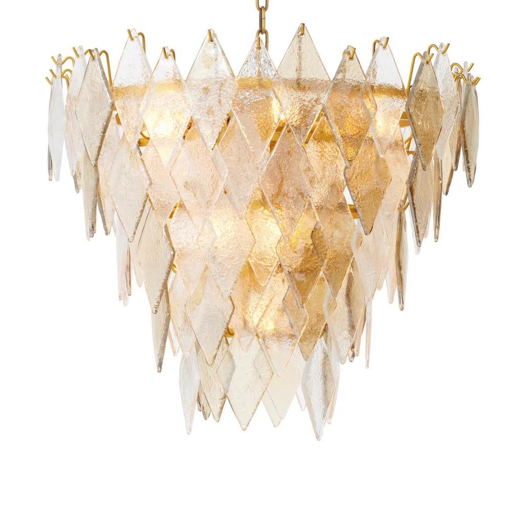 Chandelier rhombus S van eichholtz | Nieuw, Huis en Inrichting, Lampen | Kroonluchters, Ophalen of Verzenden, Nieuw