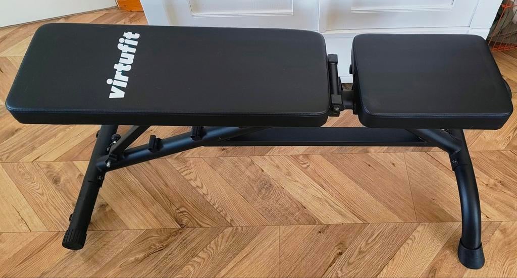 Virtufit fitness/halterbankje, Sport en Fitness, Ophalen, Zo goed als nieuw, Benen, Fitnessbank