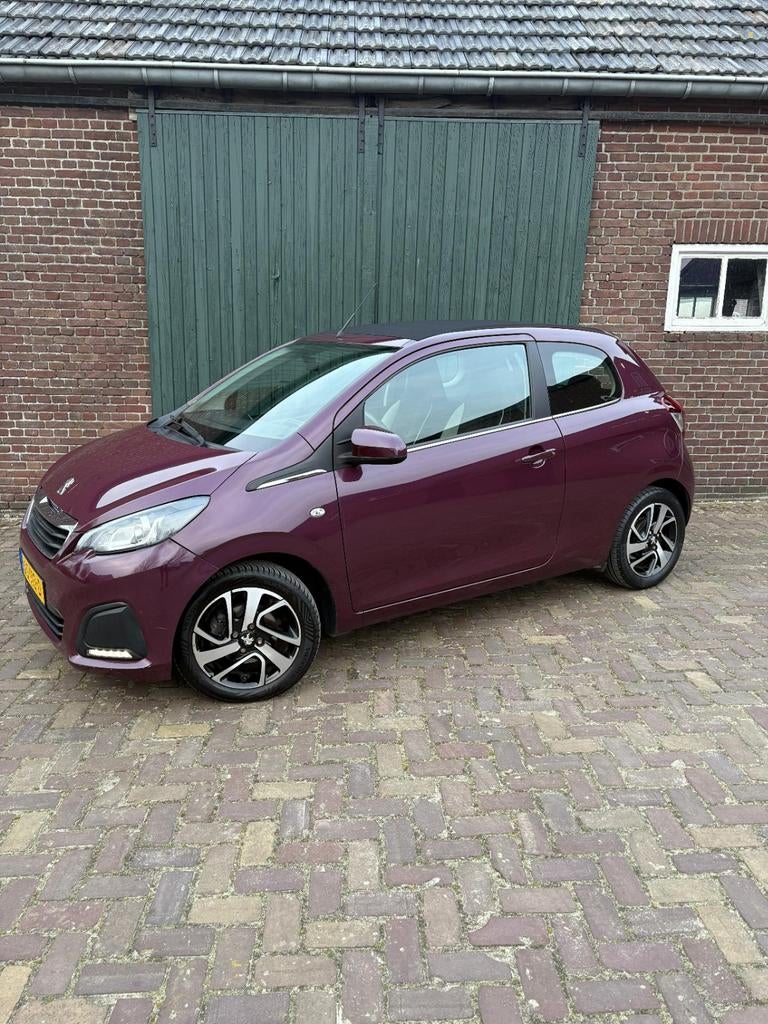 Peugeot 108 1.0 e-vti.  Lage km stand,  airco, cabrio,, Voorwielaandrijving, Stof, Euro 6, Handgeschakeld