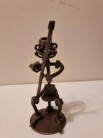 Metalen beeldje van muzikant - Uniek kunstwerk, Ophalen of Verzenden