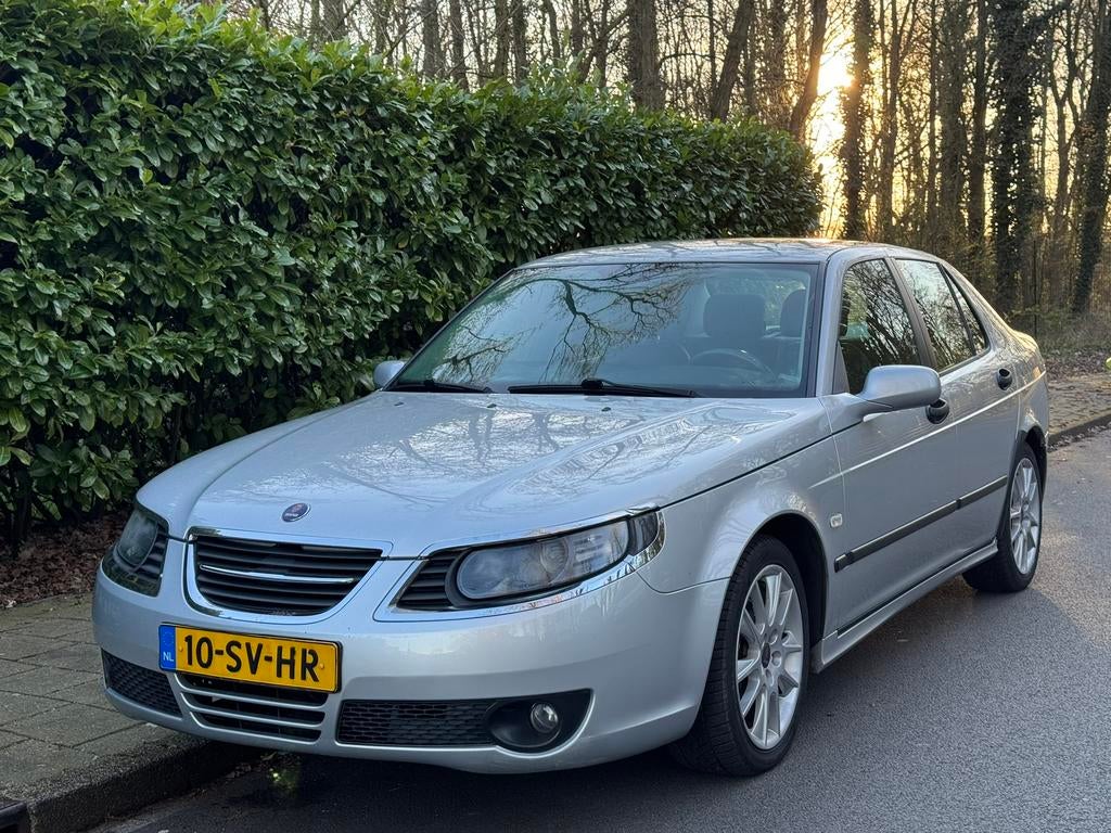 Saab 9-5 2.3 T Sport Sedan AUT 2006 Grijs, Auto's, Saab, 1800 kg, 4 cilinders, 2290 cc, 1505 kg