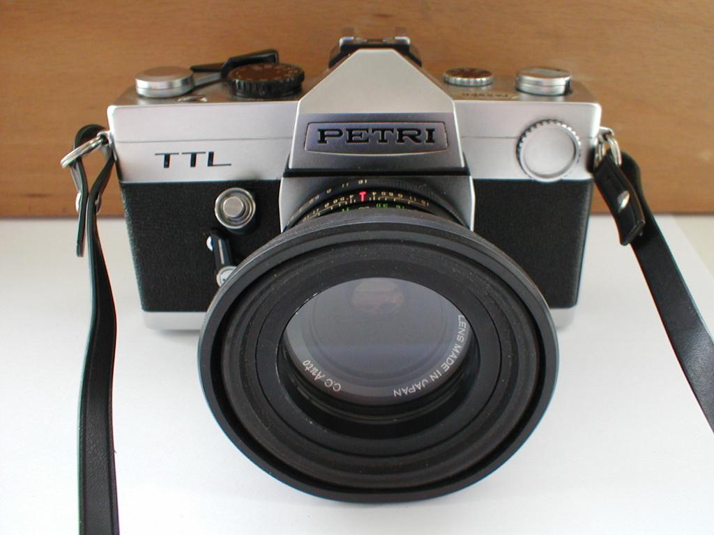 Petri TTL reflexcamera met Petri 50mm F/2.8 lens, Audio, Tv en Foto, Fotocamera's Analoog, Ophalen of Verzenden, Gebruikt, Spiegelreflex