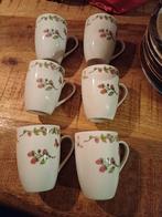 Theo bramen  6 bekers, Ophalen of Verzenden, Zo goed als nieuw, Overige stijlen, Kop(pen) en/of Schotel(s)