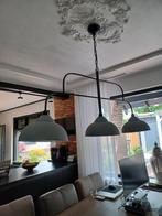 drie beton look lampen 2 hang en een leeslamp, Ophalen, Zo goed als nieuw, Metaal, Modern