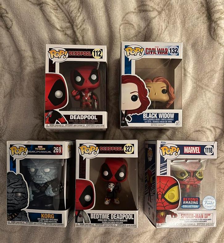 Funko pops marvel, Verzamelen, Poppetjes en Figuurtjes, Zo goed als nieuw, Ophalen of Verzenden