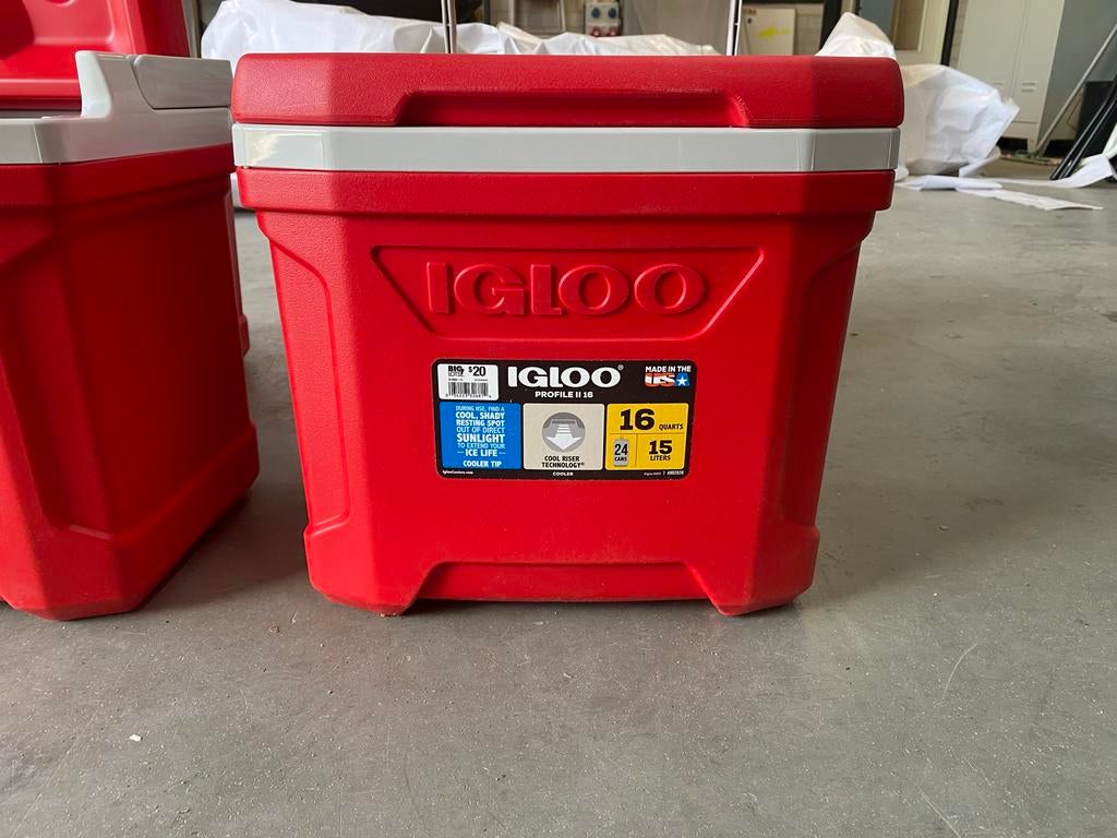 8 nieuwe Igloo Koelboxen - Diverse Modellen en Kleuren, Ophalen, Nieuw, Koelbox, Koelelement