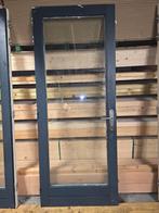 Gebruikte hardhouten buitendeur, Ophalen, Gebruikt, Buitendeur, 200 tot 215 cm