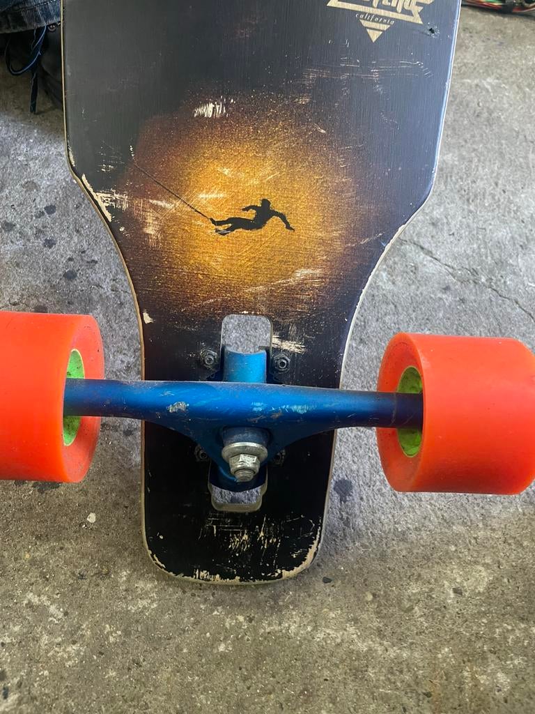 Duster cruiser met mooie livery, Sport en Fitness, Skateboarden, Ophalen, Gebruikt, Skateboard, Longboard