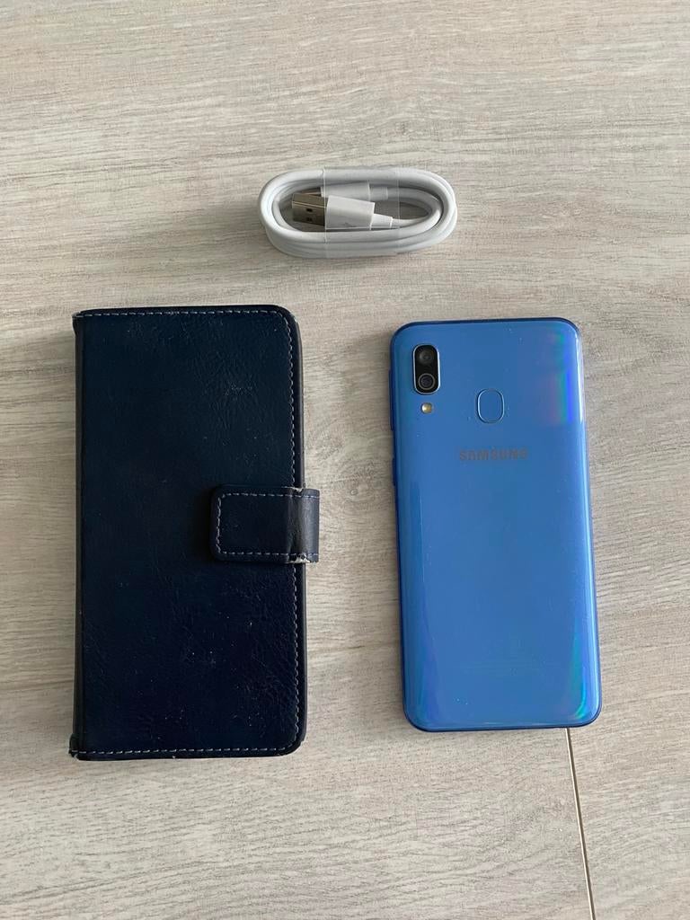 Samsung a40 64gb lichtblauw, Ophalen, Blauw, Touchscreen, Zo goed als nieuw