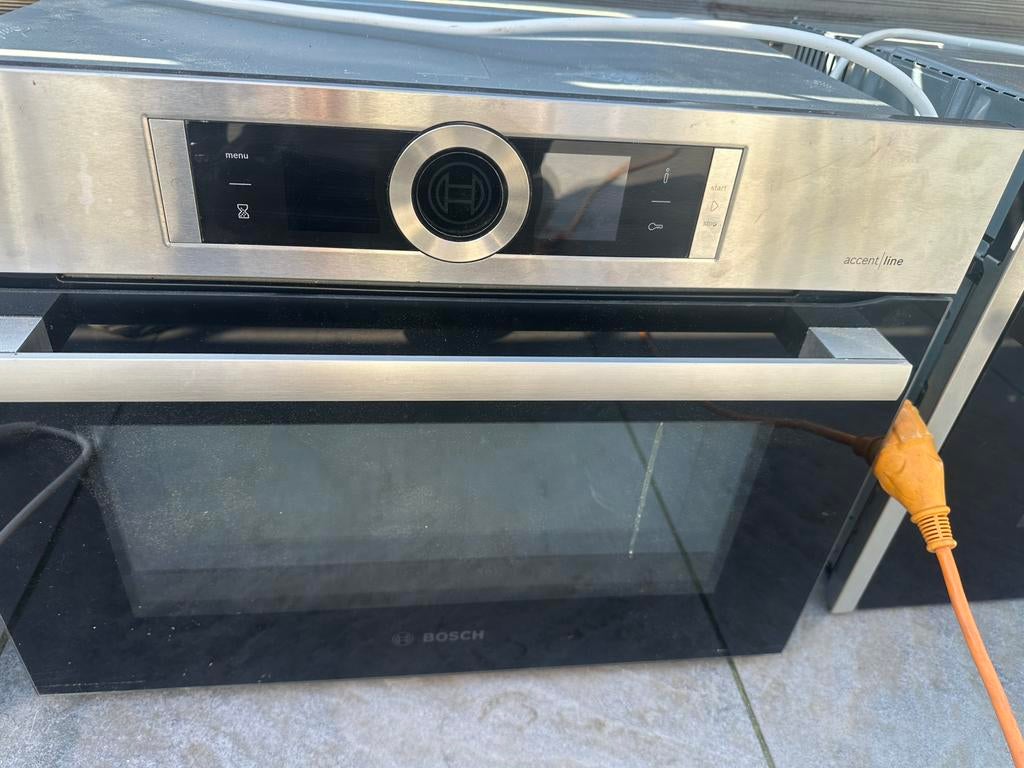 Bosch inbouw oven Accent Line 45cm, Witgoed en Apparatuur, Ovens, Ophalen, Zo goed als nieuw, Oven met grill, 45 tot 60 cm