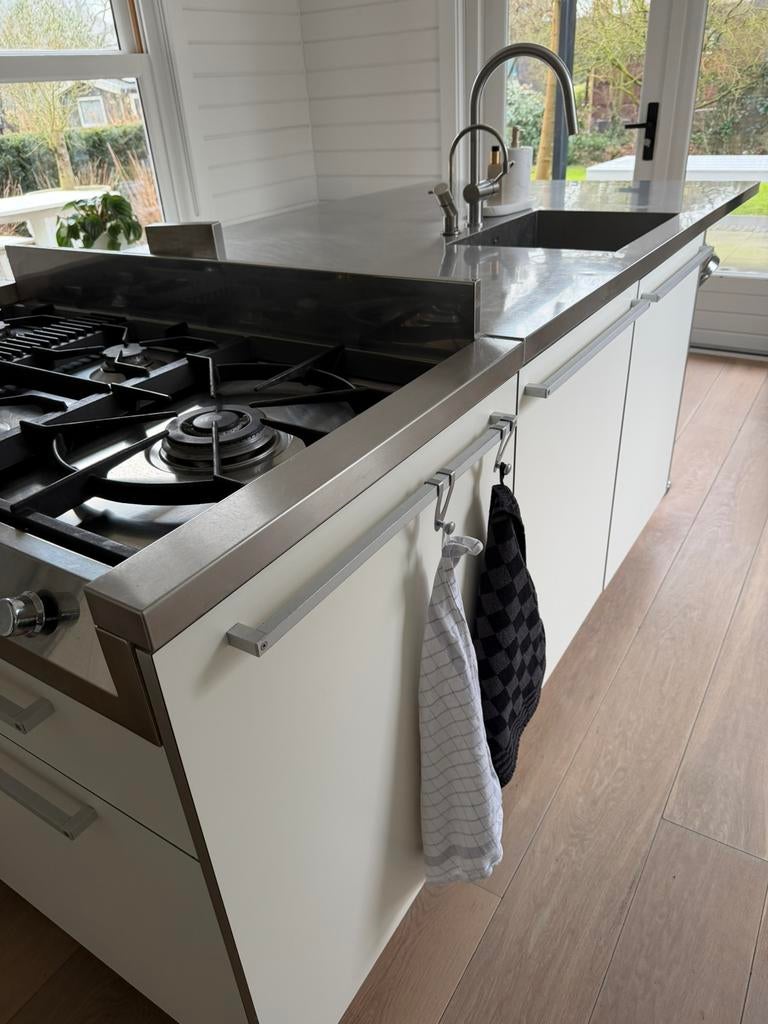 Boffi design keuken met kookeiland - Moet snel weg!, Ophalen, Gebruikt, Wit, Overige typen