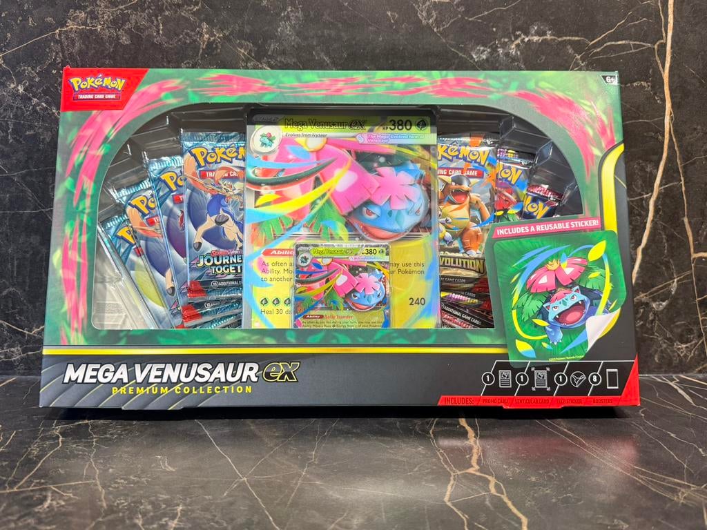 Pokemon Mega Venusaur EX Premium Collection, Ophalen, Nieuw, Overige typen, Foil