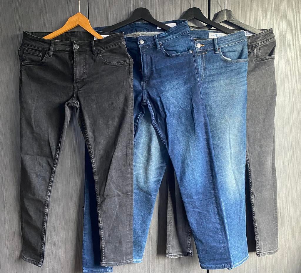 spijkerbroeken Blue Ridge skinny mt 32-32, Kleding | Heren, Spijkerbroeken en Jeans, Ophalen of Verzenden, Zo goed als nieuw, Blauw
