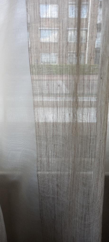 Te koop vitrage 350 breed en 250 hoog., Gebruikt, 200 cm of meer, Ophalen of Verzenden, 200 cm of meer