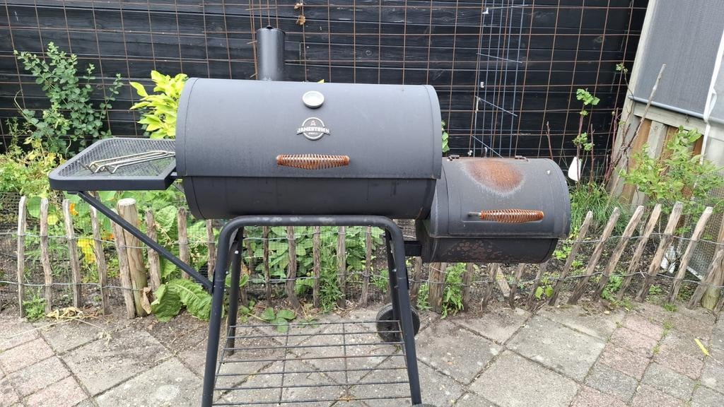 Offset smoker BBQ, Tuin en Terras, Ophalen, Gebruikt