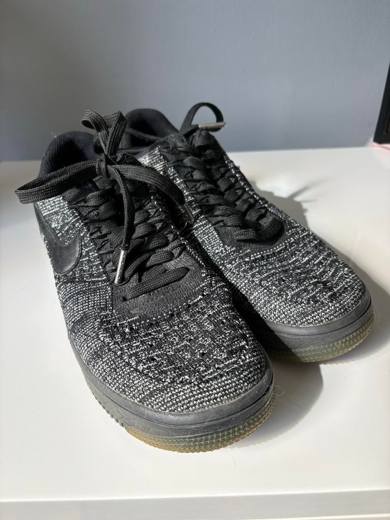 Nike Air Force 1 Flyknit - Zwart/Wit, Kleding | Dames, Schoenen, Gedragen, Sneakers of Gympen, Zwart, Ophalen of Verzenden