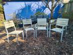 4 grijze ikea falster tuinstoelen, Tuin en Terras, Ophalen, Kunststof