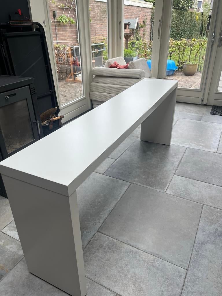 IKEA Roltafel voor over je bed, Ophalen, Gebruikt, Rechthoekig, Overige materialen