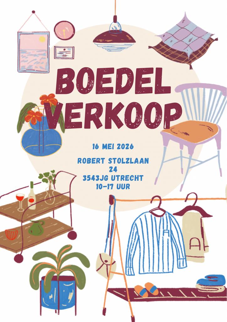 Boedelverkoop Utrecht Terwijde 16 mei, Diversen, Ophalen, Gebruikt