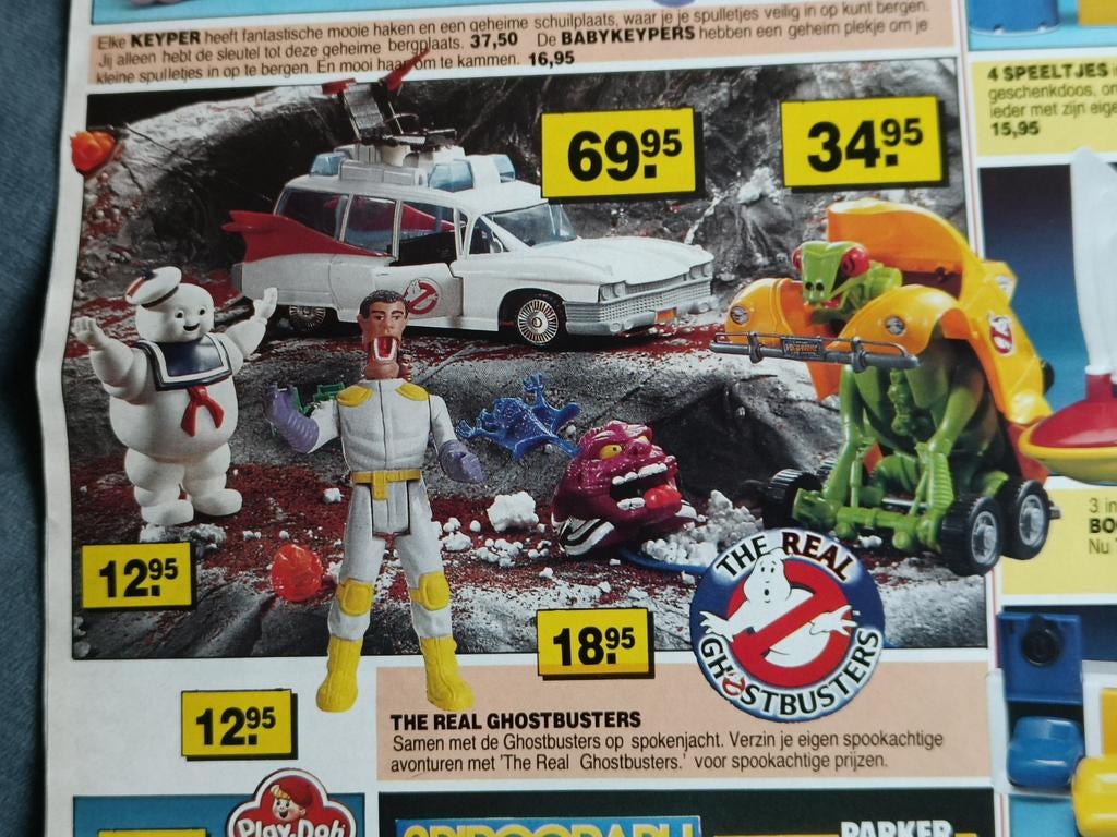1989, GHOSTBUSTERS, TRANSFORMERS, BARBIE, PLAYMOBIL, Ophalen of Verzenden, Gelezen