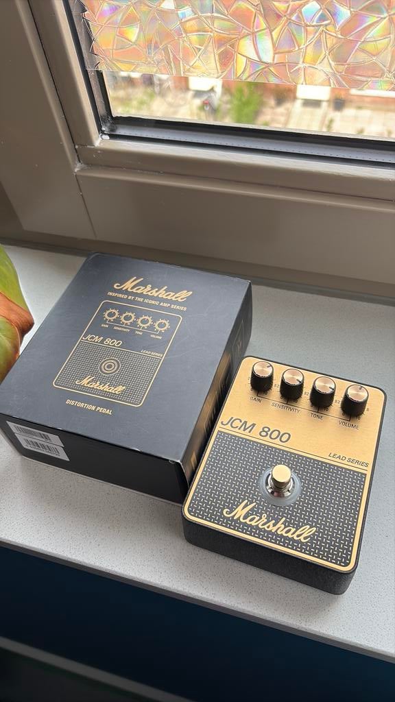 Marshall jcm800 distortion pedal, Ophalen of Verzenden, Zo goed als nieuw, Distortion, Overdrive of Fuzz
