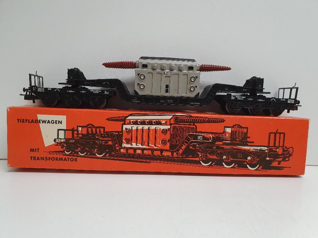 MARKLIN H0 4617 Kuilwagen 6-as met transformator in OVP, Hobby en Vrije tijd, Modeltreinen | H0, Wisselstroom, Wagon, Ophalen of Verzenden