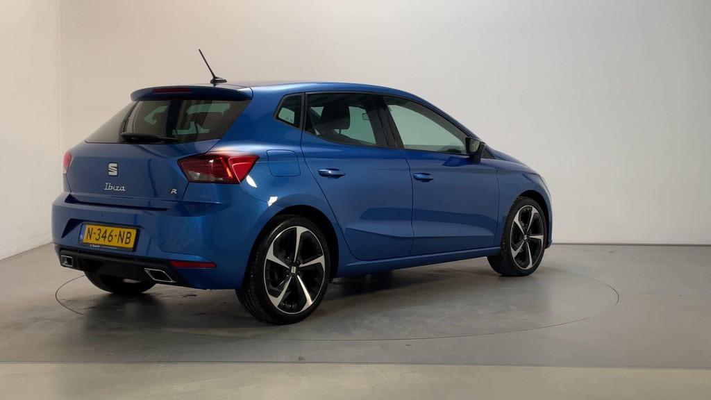 Seat Ibiza 1.0 EcoTSI FR Climate Control Parkeersensoren App, Stof, Met garantie (alle), Blauw, Ibiza