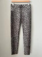 Broek met panterprint in maat S, Kleding | Dames, Broeken en Pantalons, Maat 38/40 (M), Bruin, Ophalen of Verzenden, Lang