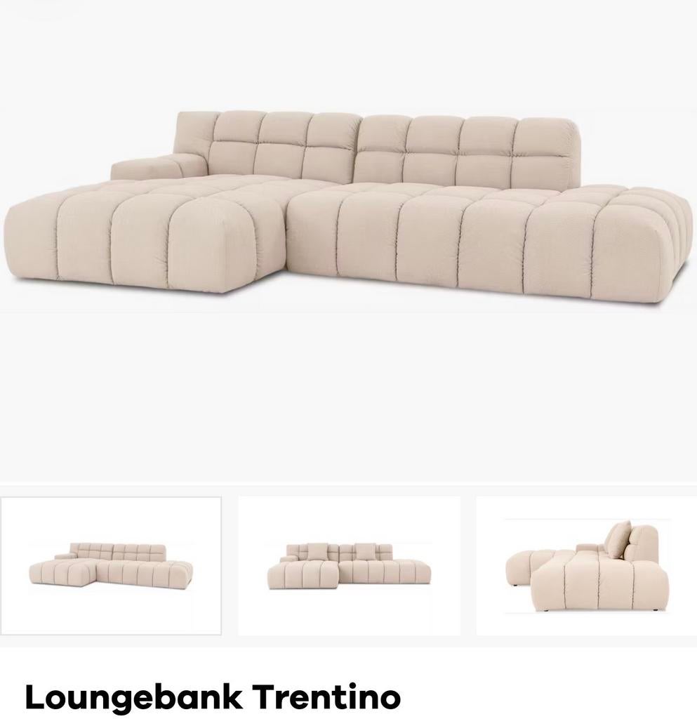 Nieuwe Loungebank Trentino van Zitmaxx, wordt nog geleverd!, Ophalen, 250 tot 300 cm, Nieuw, Vierpersoons of meer