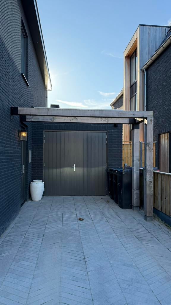 Douglaspalen incl bevestigingsmateriaal, Tuin en Terras, Ophalen, Zo goed als nieuw