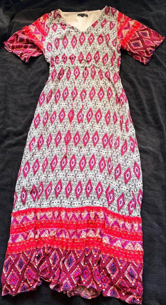 Smashed Lemon Midijurk - Z.g.a.n. - Maat M., Kleding | Dames, Jurken, Zo goed als nieuw, Maat 38/40 (M), Overige kleuren, Onder de knie